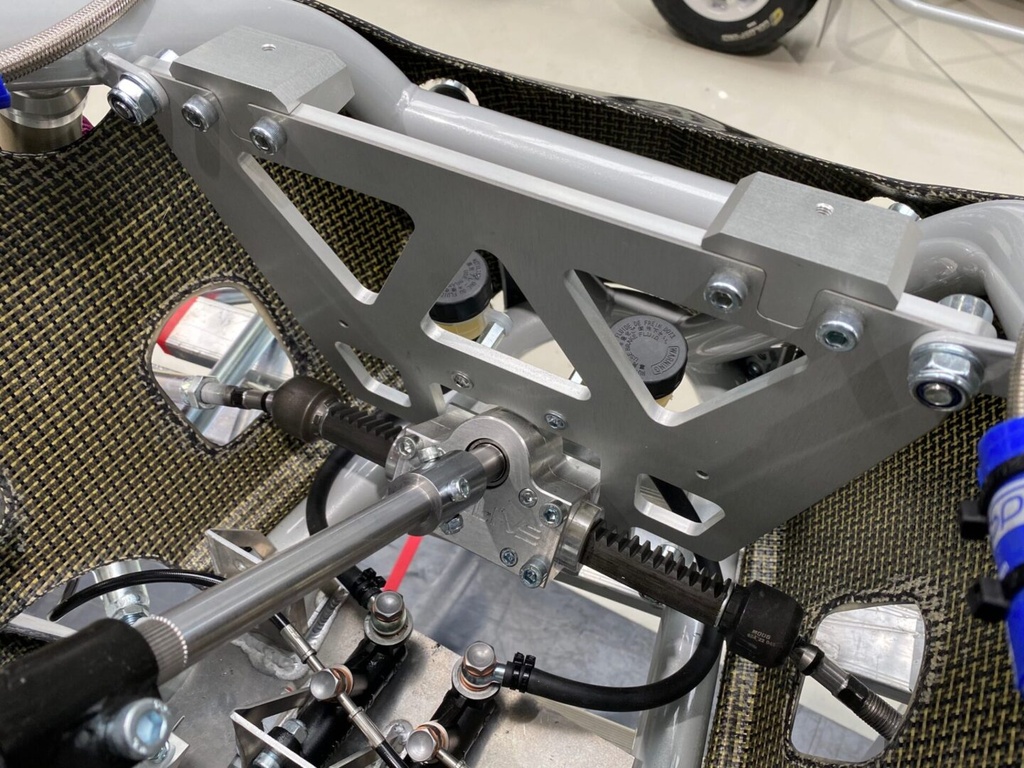 Steering plate finished