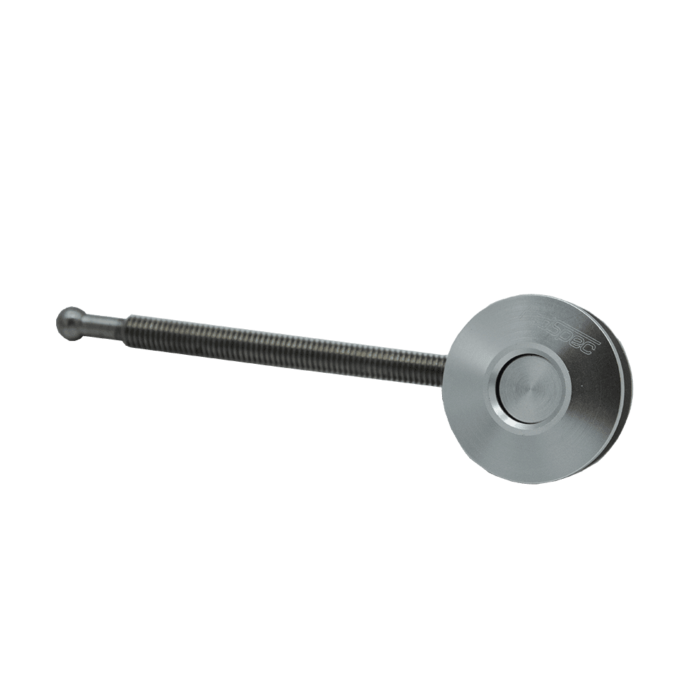 Push clip alu silver