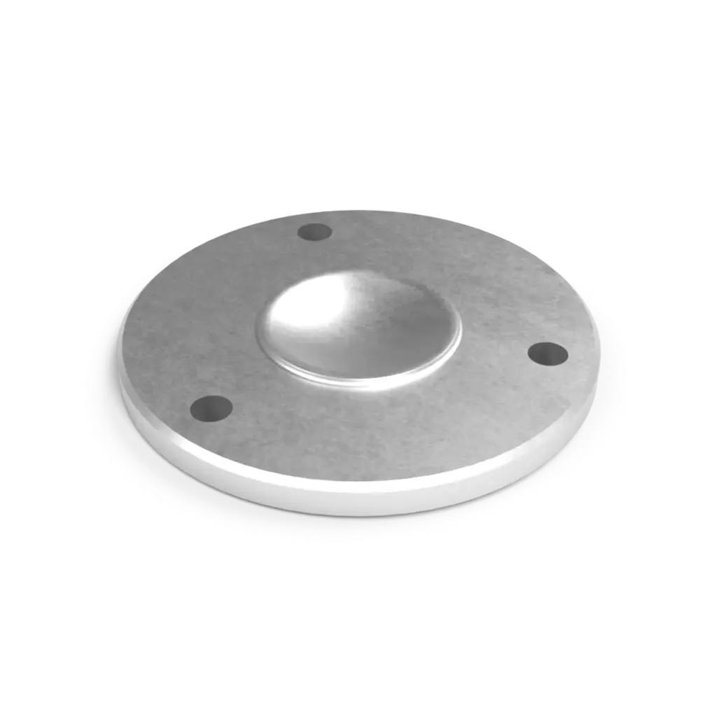 Rear axle hub reaction pad
