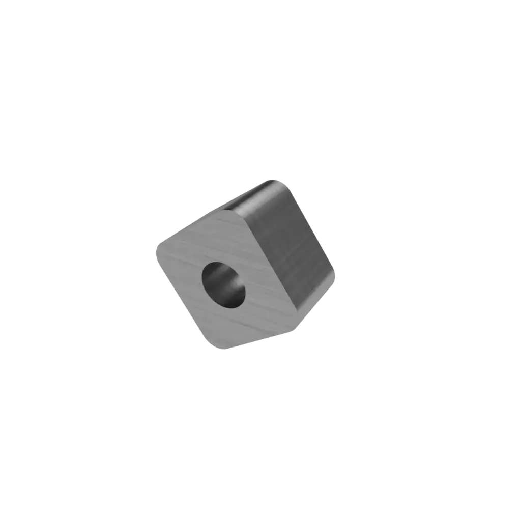 Floating rear brake bushing
