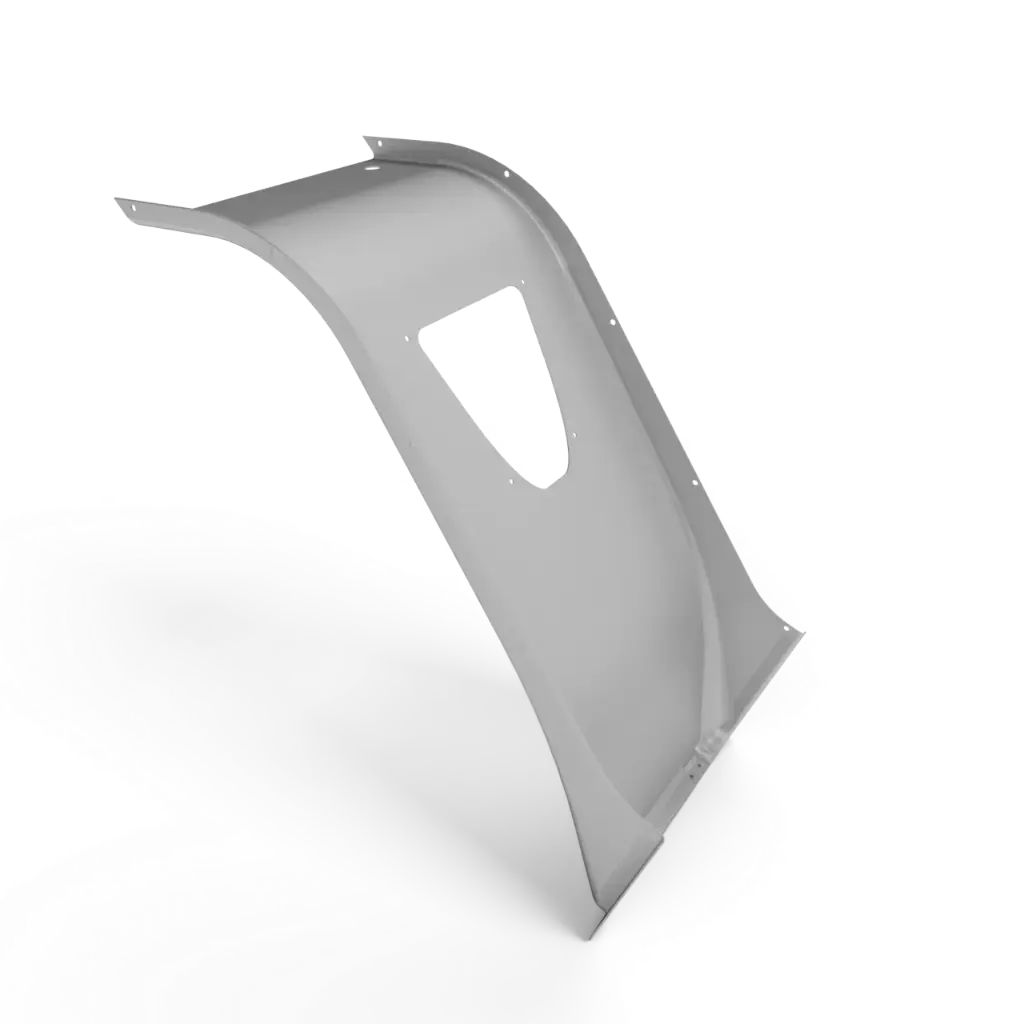 Lower fiber cooling duct