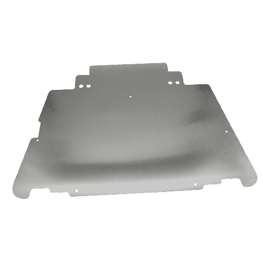 [355014] Lower plate cockpit 1,0mm alu