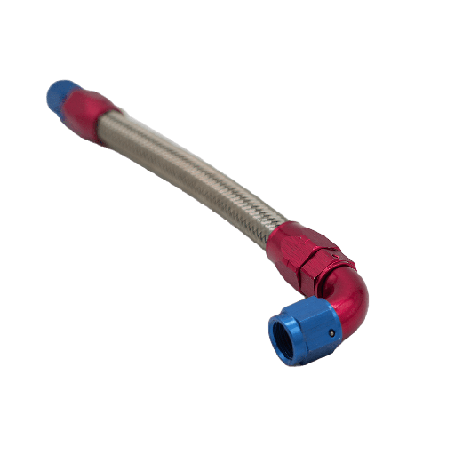 [360024] Fuel hose 15 cm 1 x 90° & 1 x straight connection FIA tank