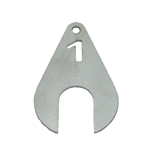 [36510027] 1mm Rear Swingarm Adjustment Plate