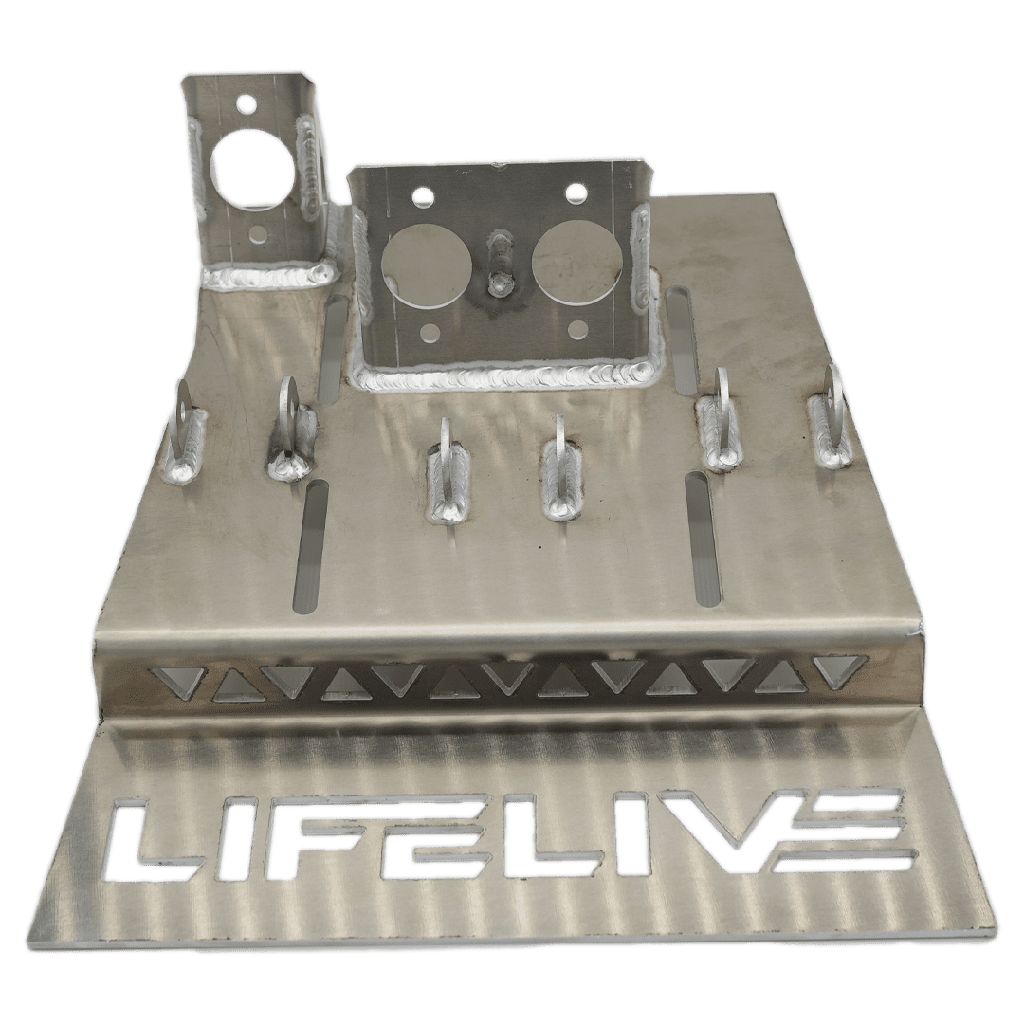 Base plate for hydraulic pedal box ready