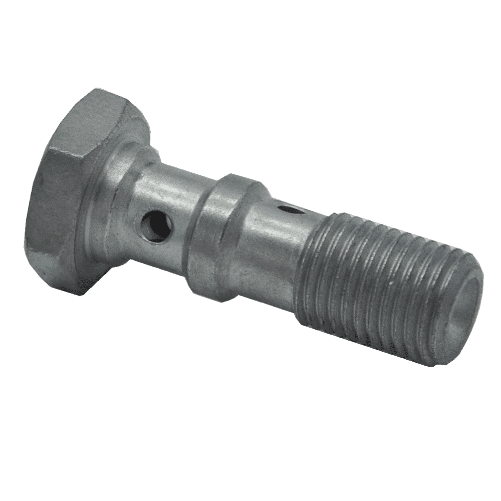 Banjo screw double 3/8 UNF
