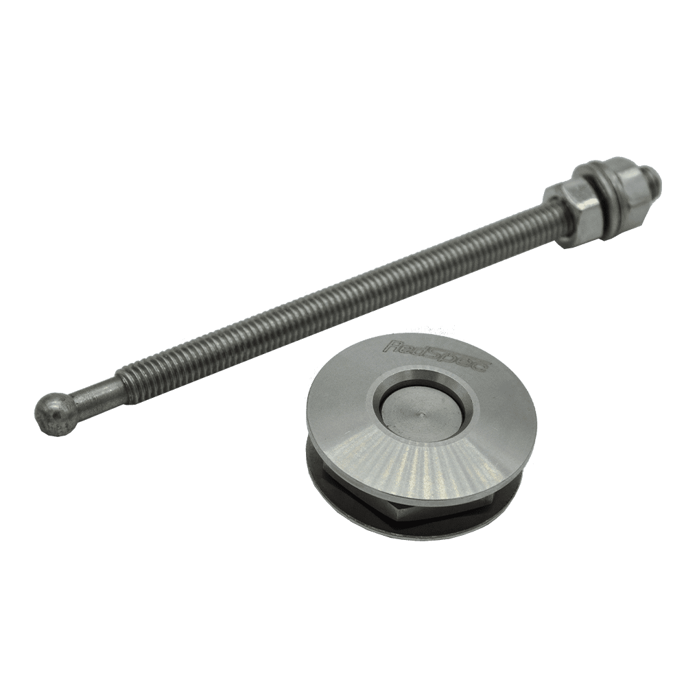 Push clip inox