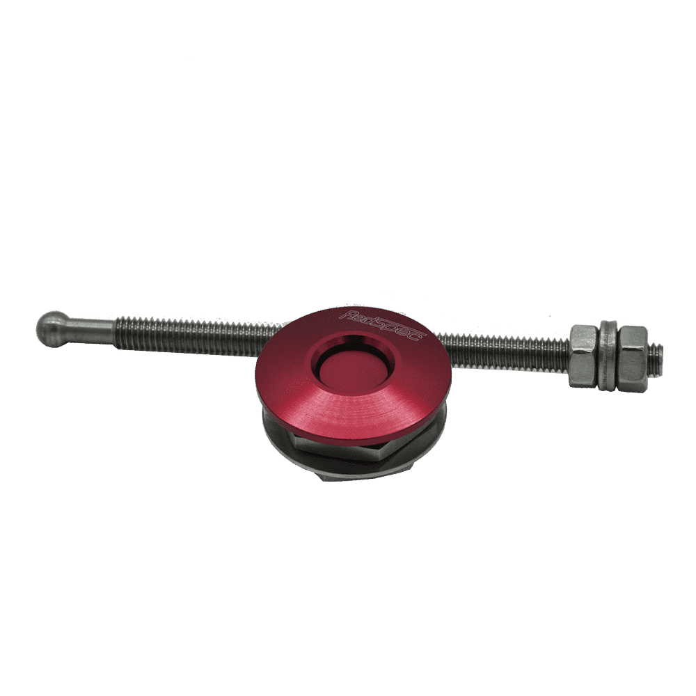 [355047] Fixation carosserie push clip alu rouge