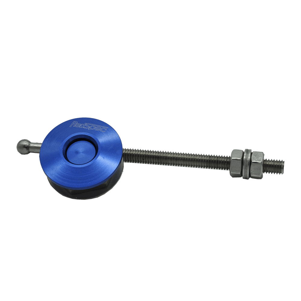 [355049] Fixation carosserie push clip alu bleu