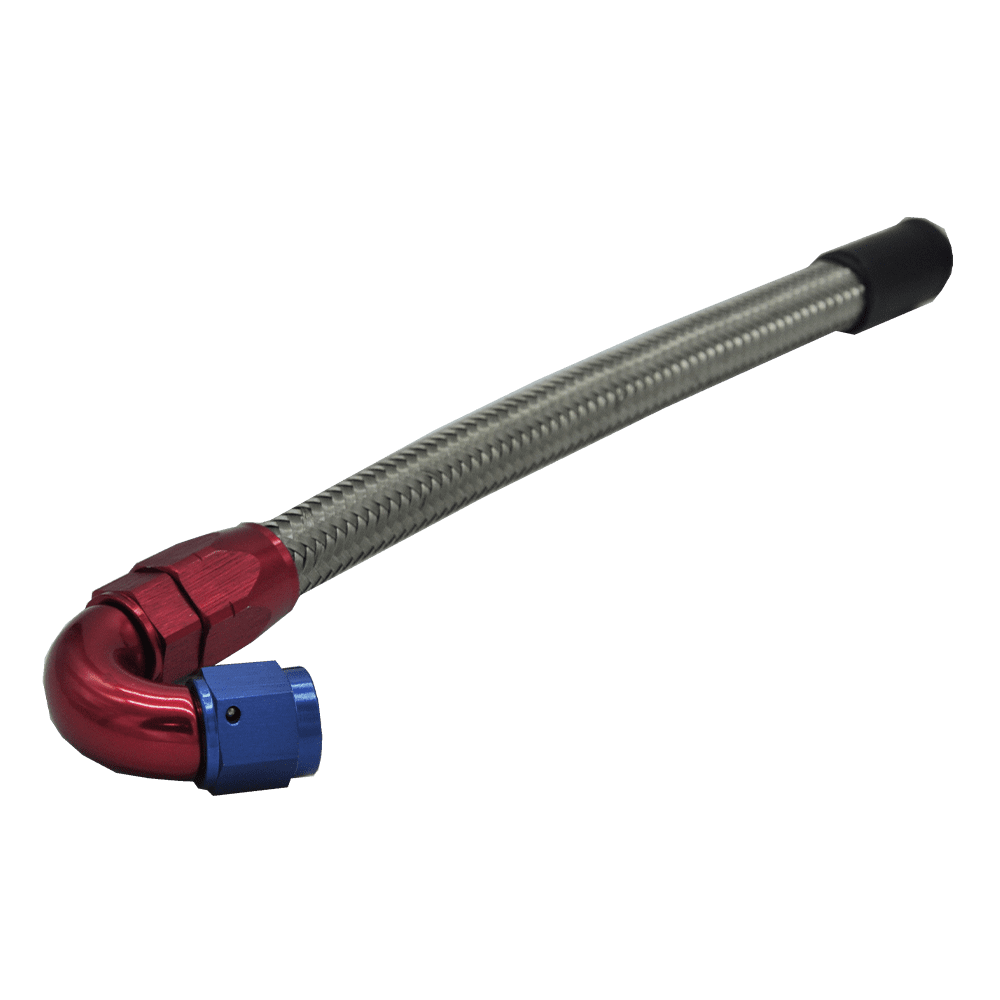 [360025] Benzinleitung 21 cm 1 x 150° Anschluss FIA Tank