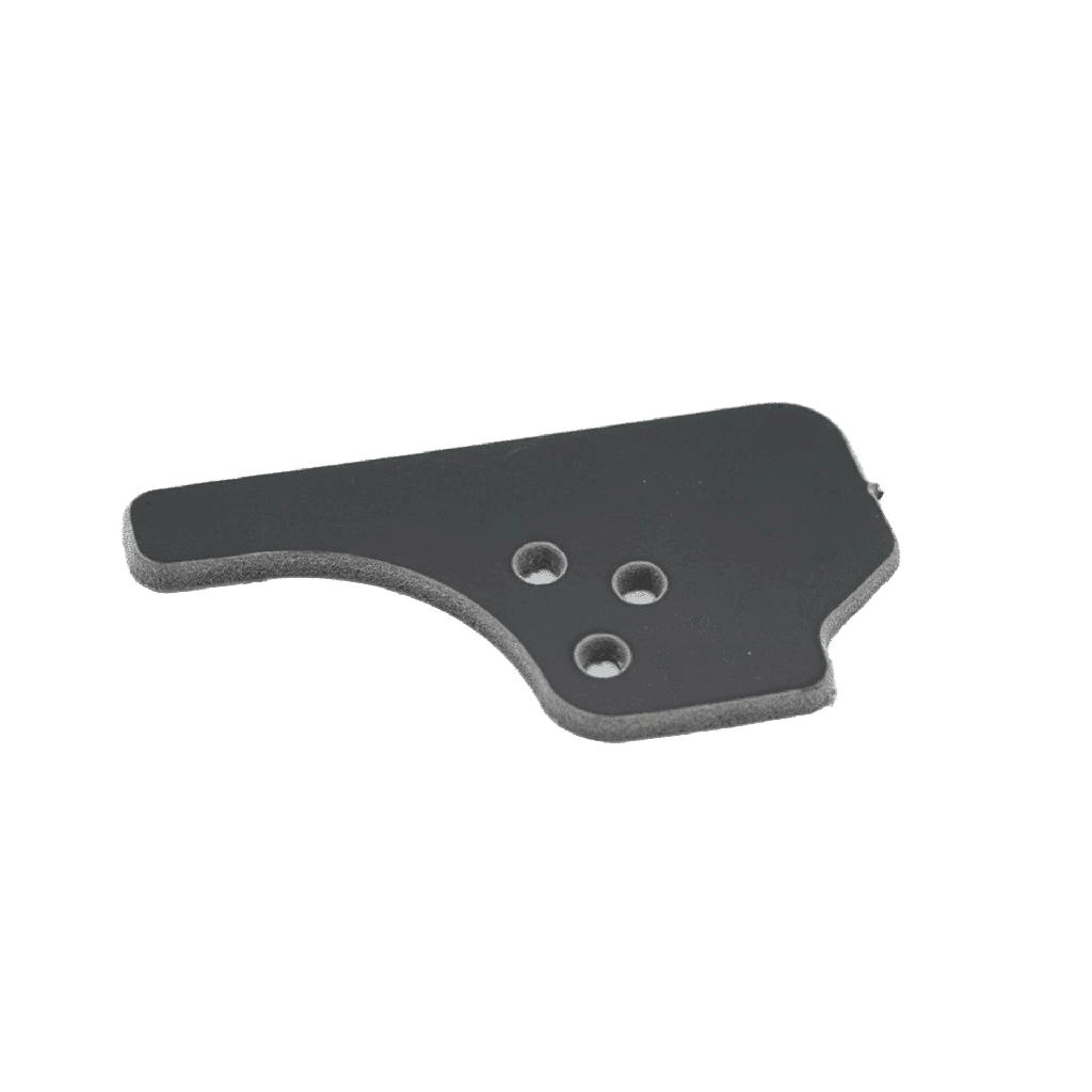 Rear upright mud skrapper
