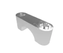 Steering rack housing clamp top