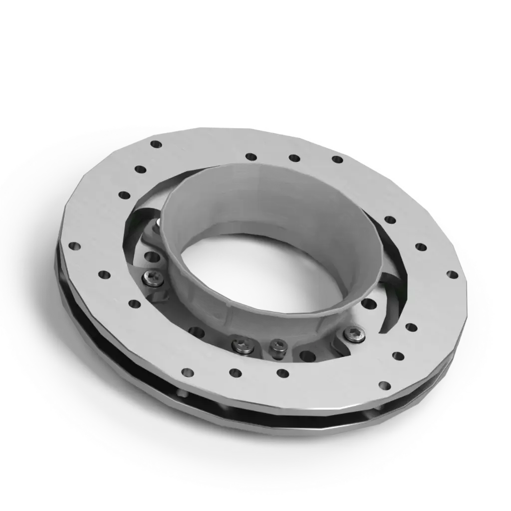 Floating Rear Brake Disc TN11 Complete KIT