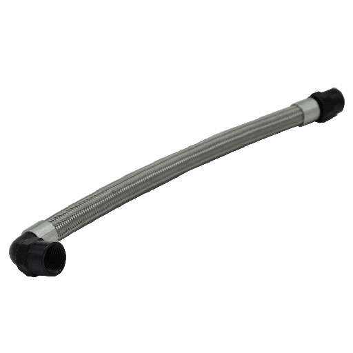 [360032] Fuel hose 22 cm 1 x 90° & 1 x straight connection Suzuki