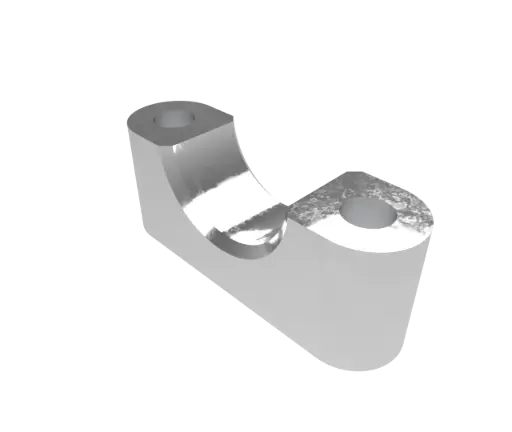 [611327] Steering rack housing clamp bottom